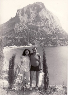 Levon in Crimea with his wife